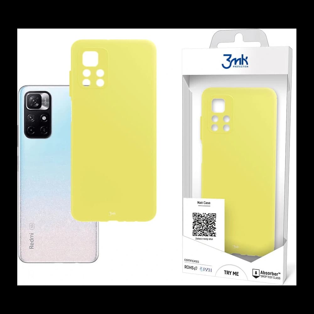 3MK Matt Case Redmi Note 11S/11 4G lime - 1