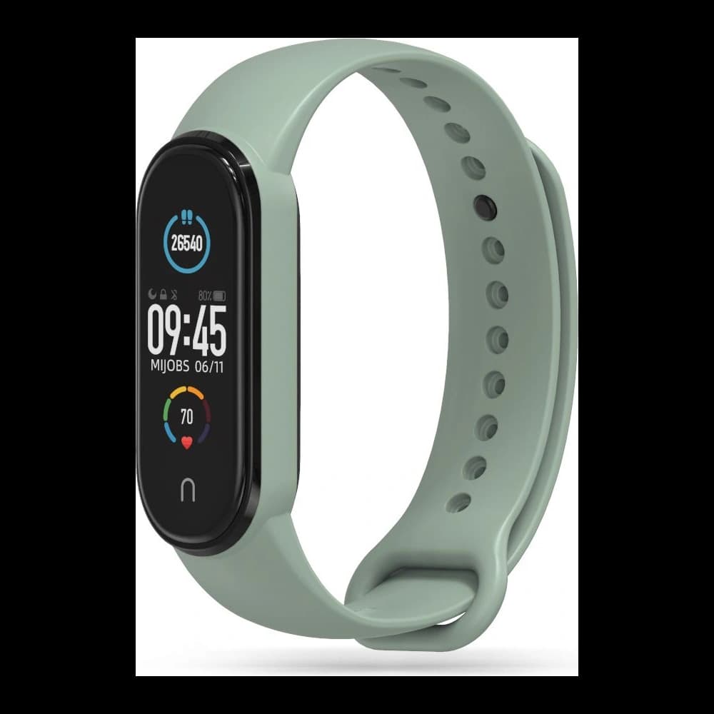 Tech-Protect Iconband Xiaomi Mi Band 5/6/6 NFC/7 Olive - 1