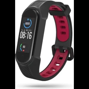 Tech-Protect Armour Xiaomi Mi Band 5/6/6 NFC/7 Schwarz Rot