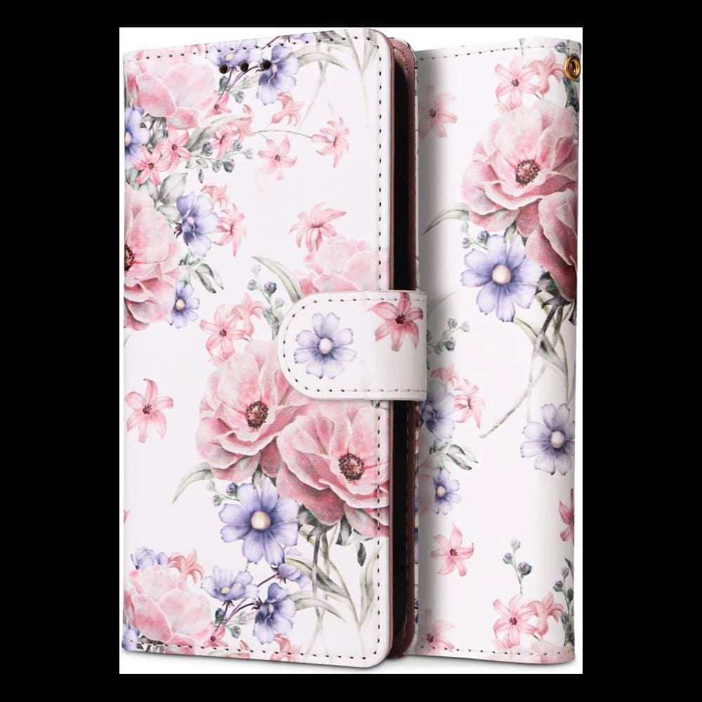 Case Tech-Protect Wallet Redmi Note 11/11S Blütenblume - 1