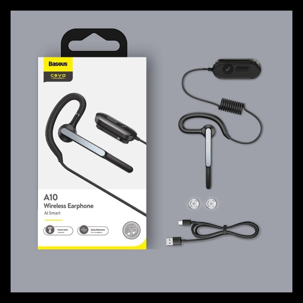 Baseus Covo Bluetooth 5.0 Headset, sprachgesteuert, schwarz - 20