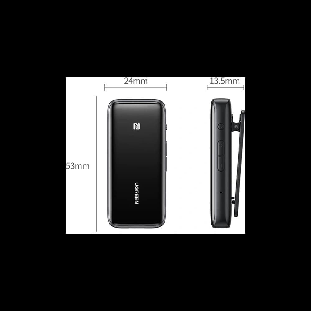 UGREEN CM402 Bluetooth 5.0 aptX HD DAC SBC 3,5mm Mini-Klinke Schwarz - 21