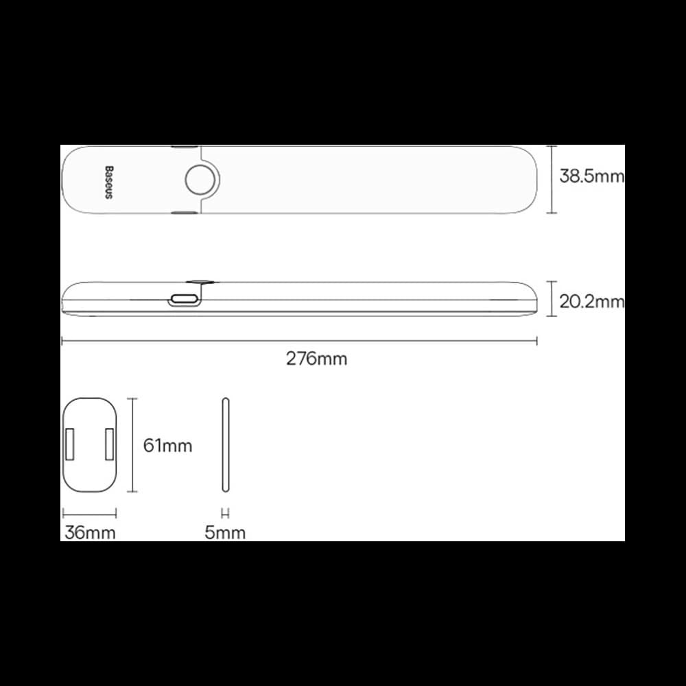 Schrankleuchte Baseus Sunshine Series mit PIR-Bewegungssensor 1200mAh weiß - 23