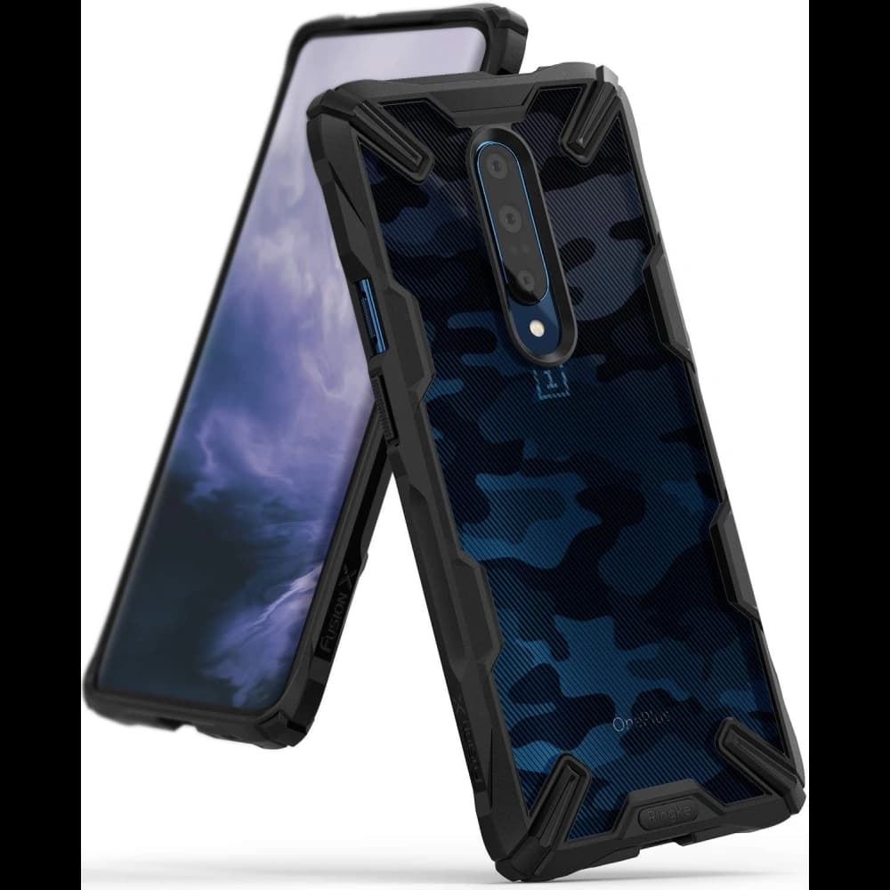 Ringke Fusion-X Design OnePlus 7 Pro Camo (Moro) Black - 1