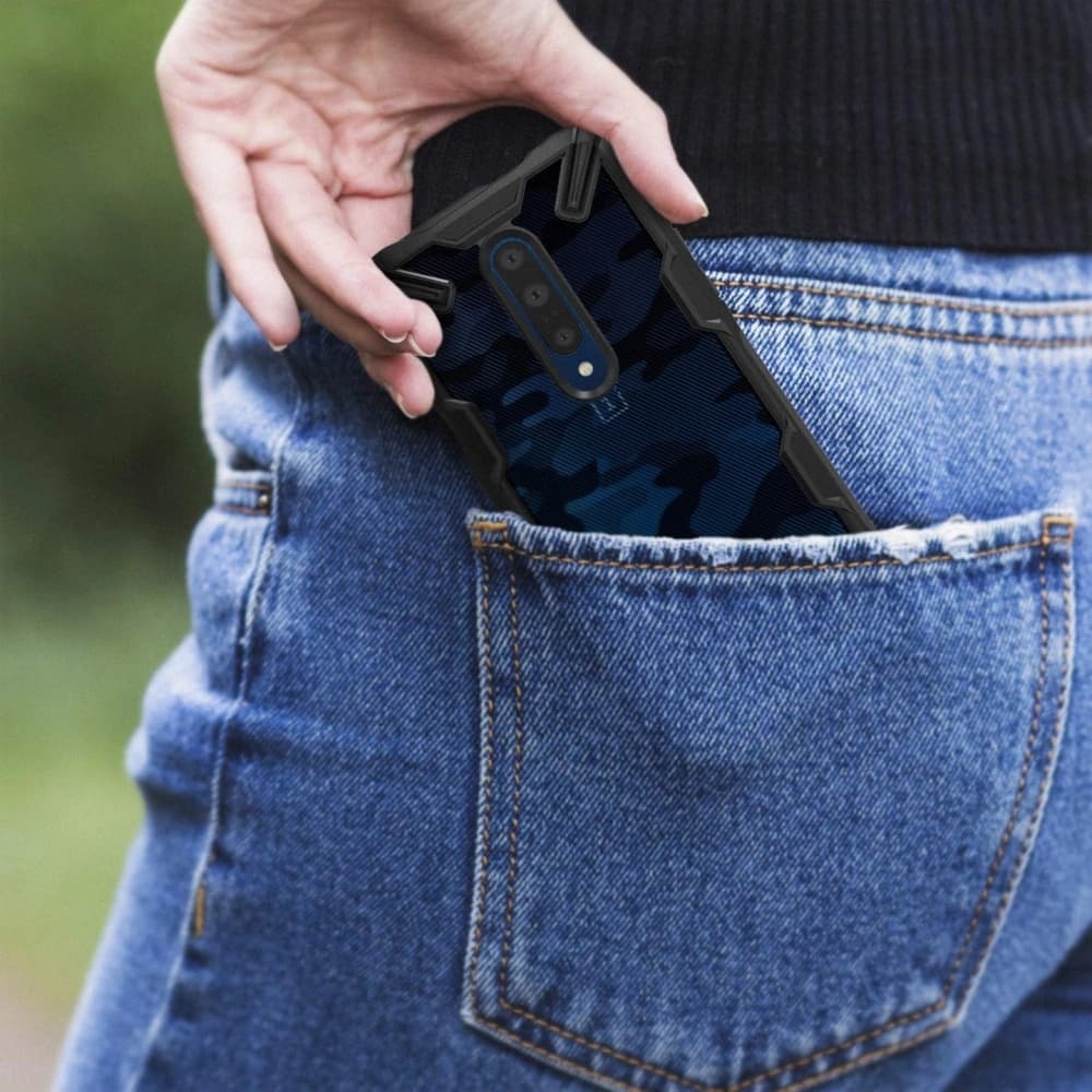 Ringke Fusion-X Design OnePlus 7 Pro Camo (Moro) Black - 7