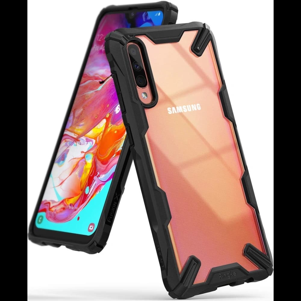 Ringke Fusion-X Samsung Galaxy A70 Black - 1