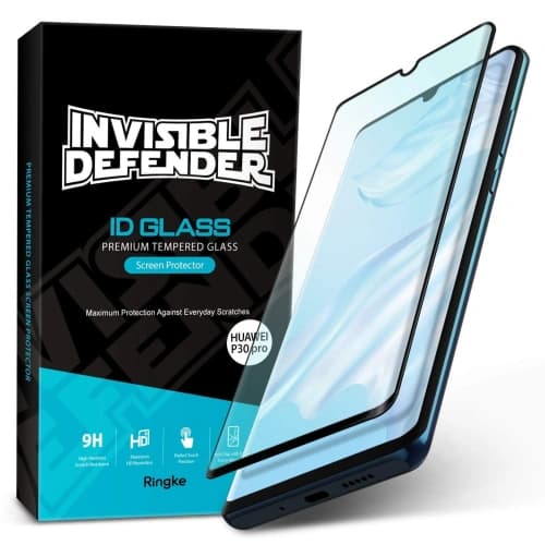 Gehärtetes Glas Ringke ID Glass 3D Vollabdeckung Vollkleber Huawei P30 Pro