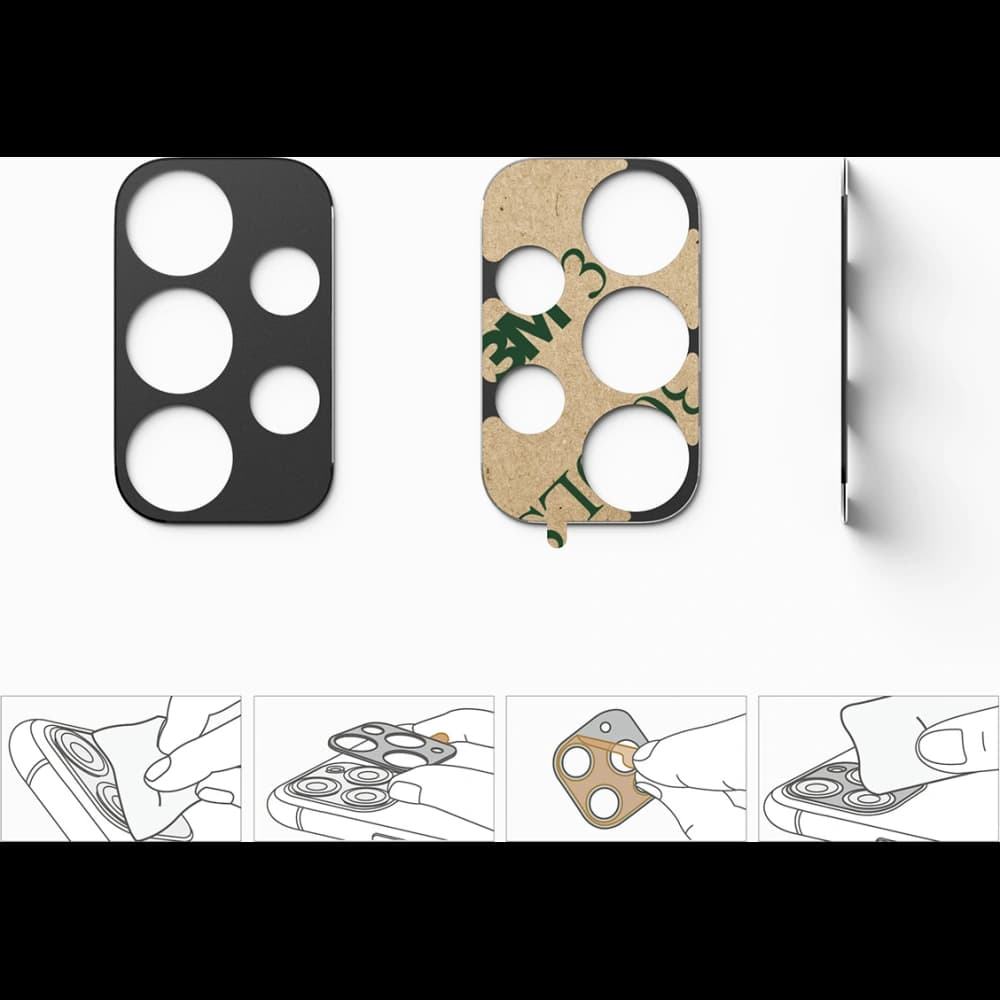 Ringke Camera Styling Abdeckung Samsung Galaxy A73 5G/A53 5G/A33 5G Schwarz - 9