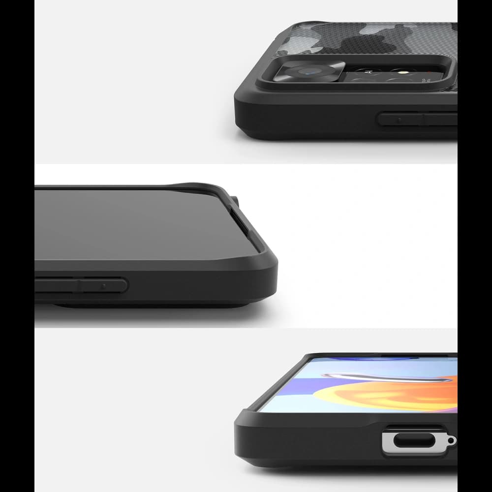 Case Ringke Fusion Redmi Note 11 Pro/11E Pro Camo (Moro) Schwarz - 3