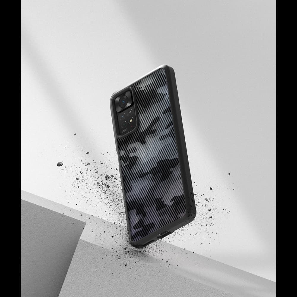 Case Ringke Fusion Redmi Note 11 Pro/11E Pro Camo (Moro) Schwarz - 5