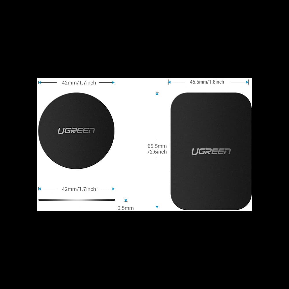 Metallplatten UGREEN LP123 für magnetische Halterungen grau - 5