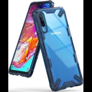 Case Ringke Fusion-X Samsung Galaxy A70 Space Blue