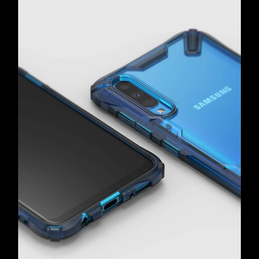 Ringke Fusion-X Samsung Galaxy A70 Space Blue - 4