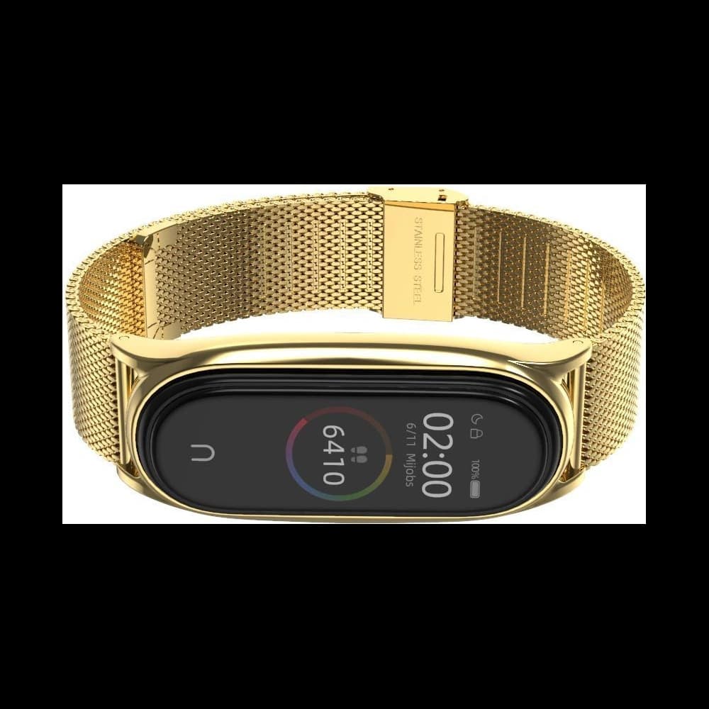 Armband Tech-Protect Milaneseband Xiaomi Mi Band 7 Gold - 3
