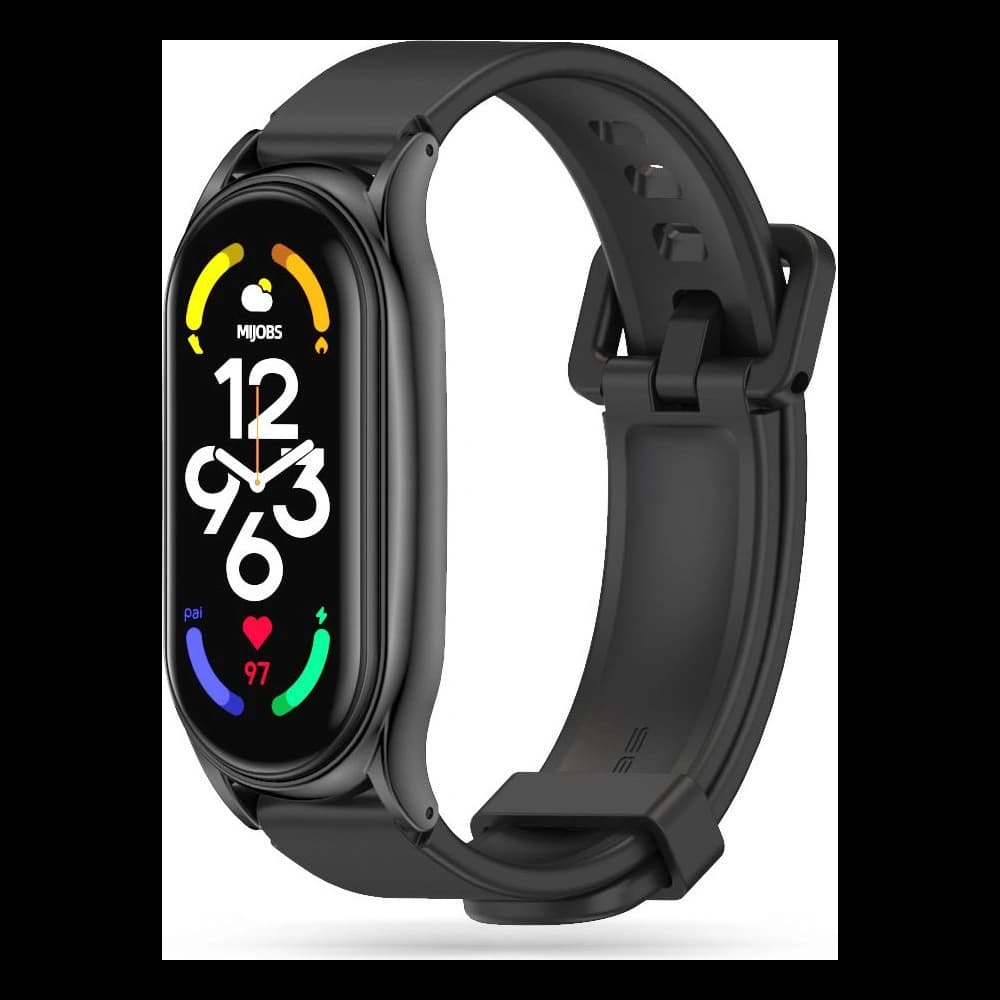 Tech-Protect Iconband Pro Armband für Xiaomi Mi Band 5/6/6 NFC Schwarz - 1