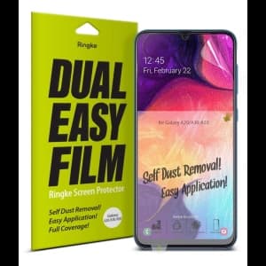 Folia Ringke Dual Easy Full Cover Samsung Galaxy A20/A30/A30s/A50/A50s Case Friendly