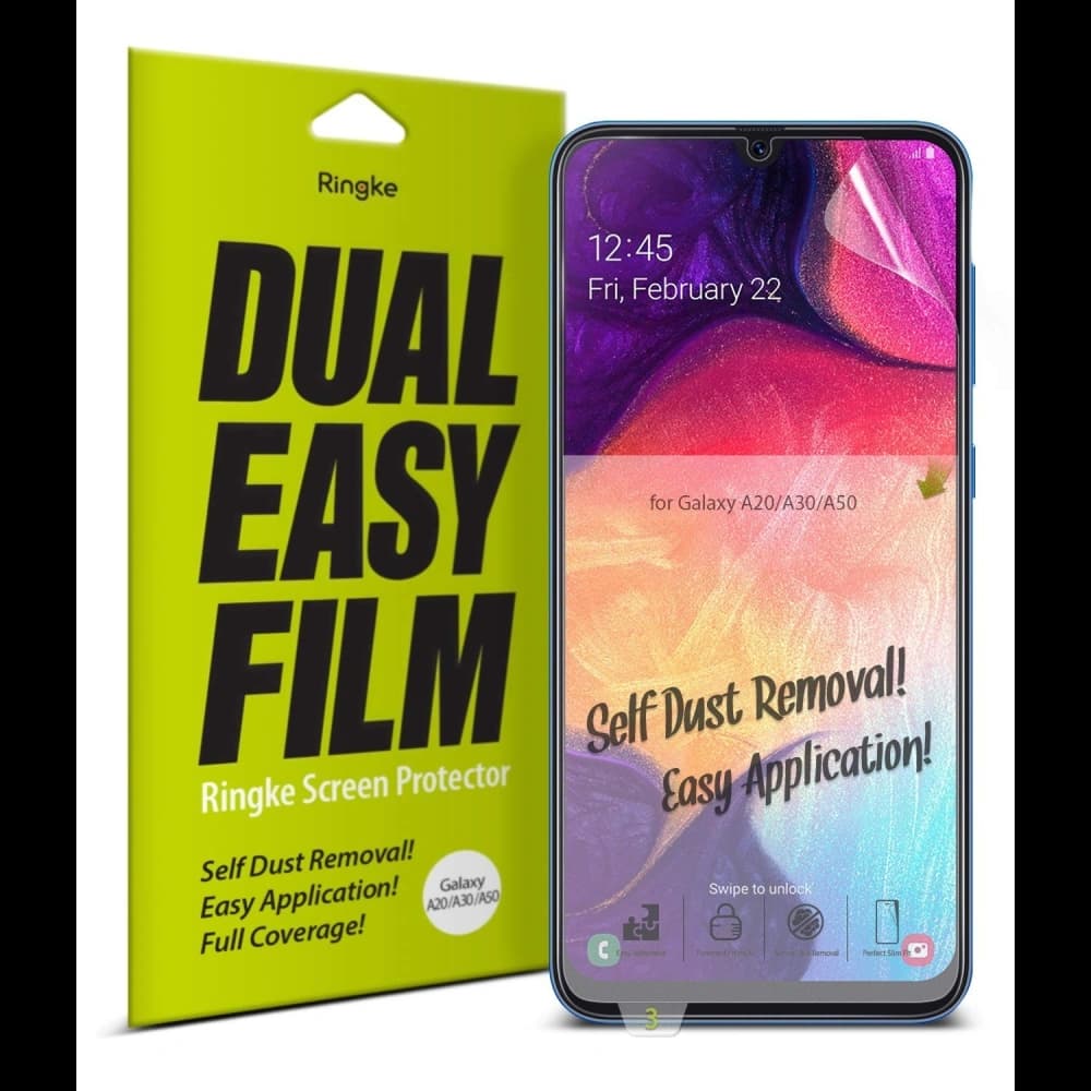 Ringke Dual Easy Full Cover Samsung Galaxy A20/A30/A30s/A50/A50s Case Friendly - 1