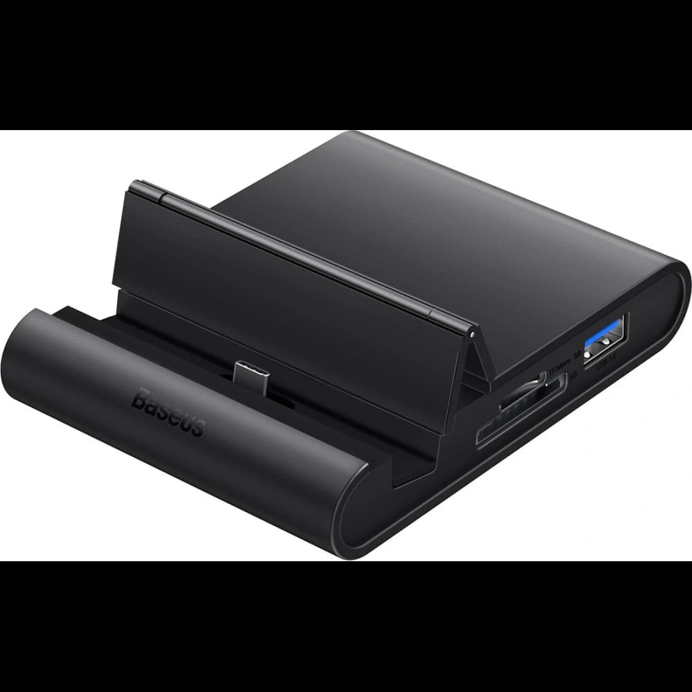 Dockingstation Baseus Mate USB-C HUB schwarz - 1