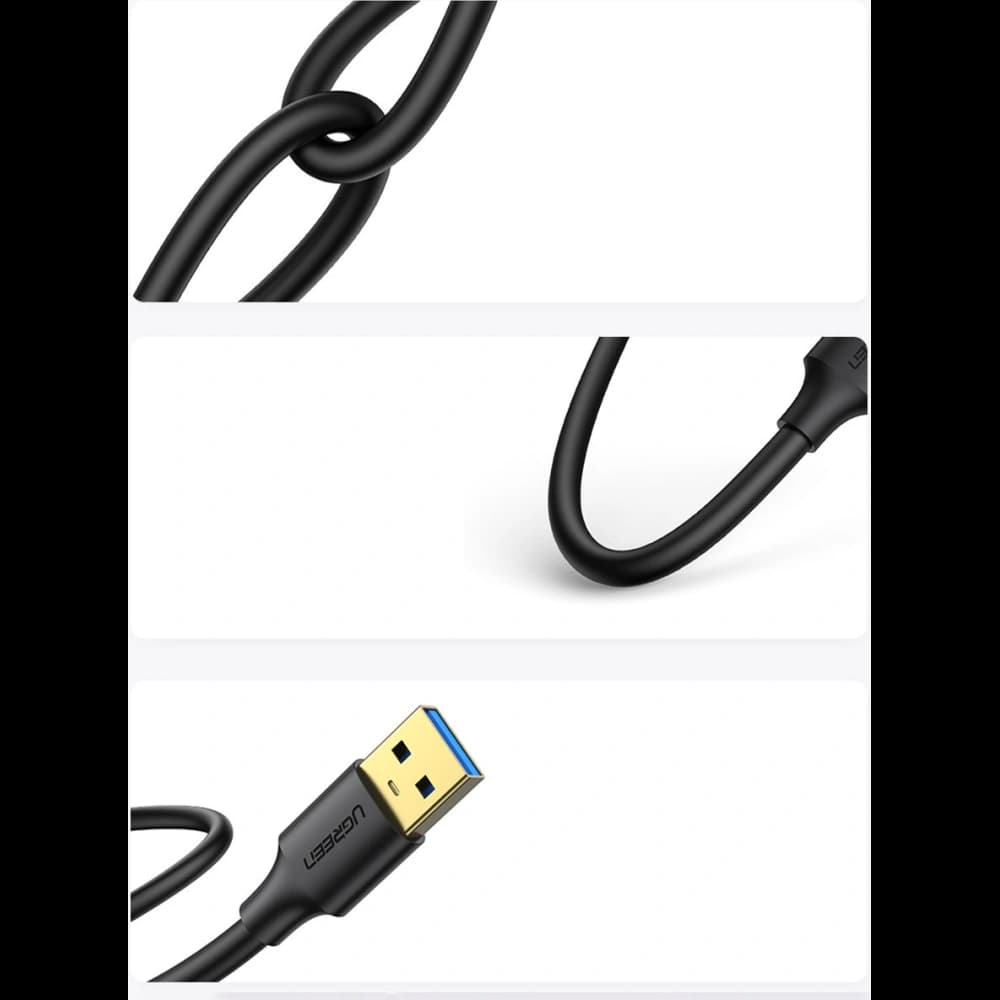 UGREEN US128 USB 3.2 Gen 1 cable 3m black - 8