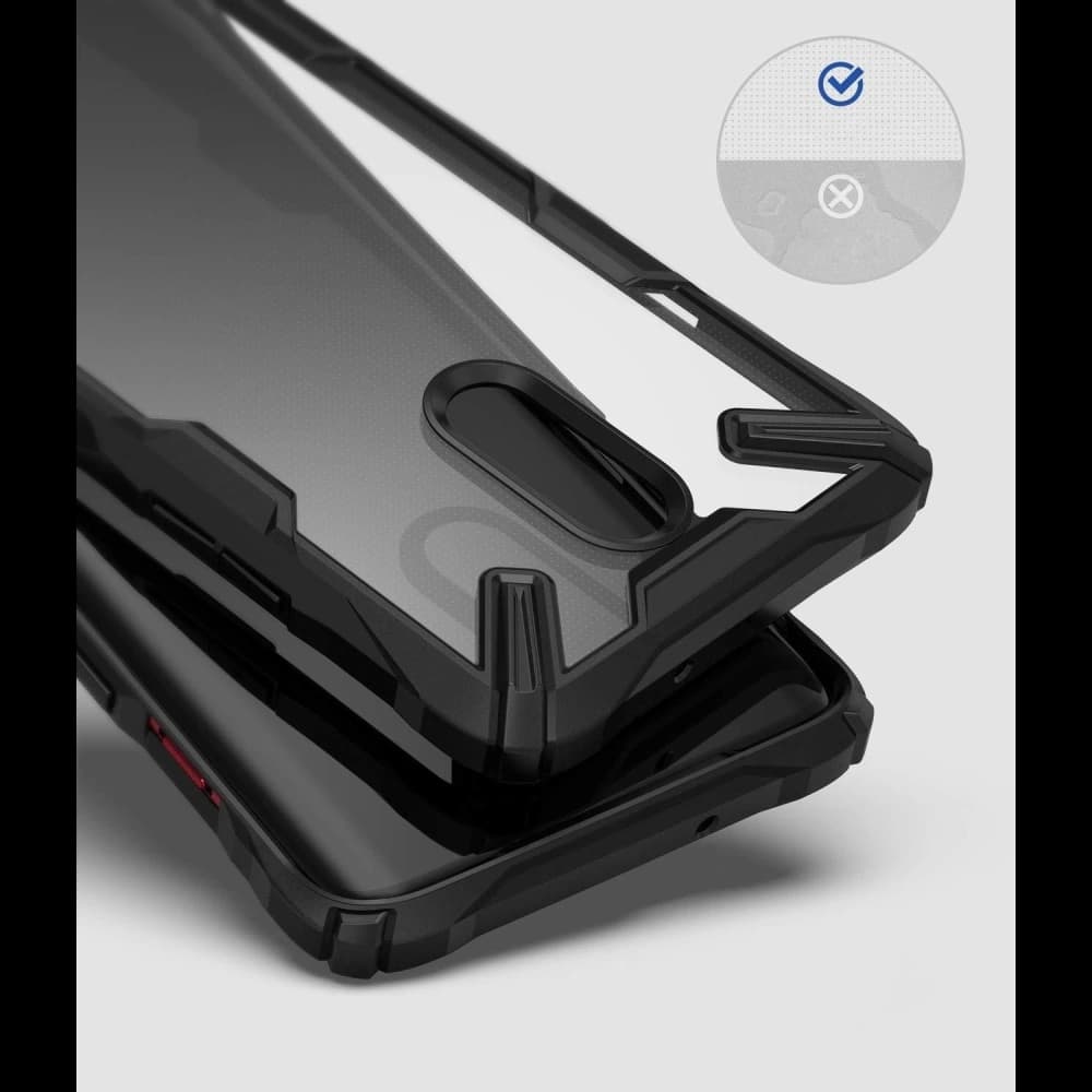 Etui Ringke Fusion-X OnePlus 7 Black - 3