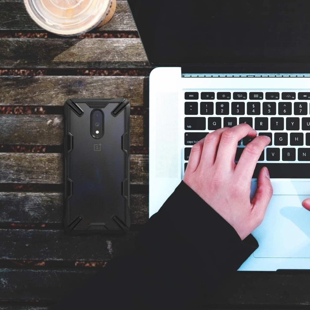 Etui Ringke Fusion-X OnePlus 7 Black - 7