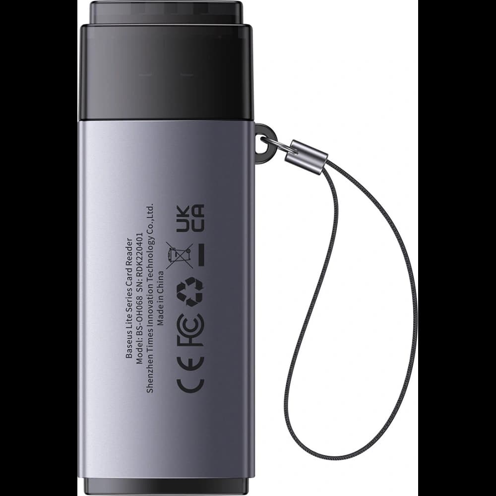 SD/TF Kartenleser Baseus Lite Series USB grau - 4