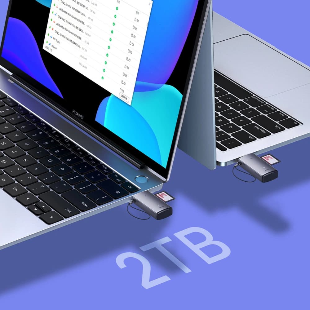 SD/TF Kartenleser Baseus Lite Series USB grau - 12