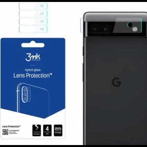 Hybrides Glas für das Kameraobjektiv 3MK Lens Protection Google Pixel 6a [4 PACK]