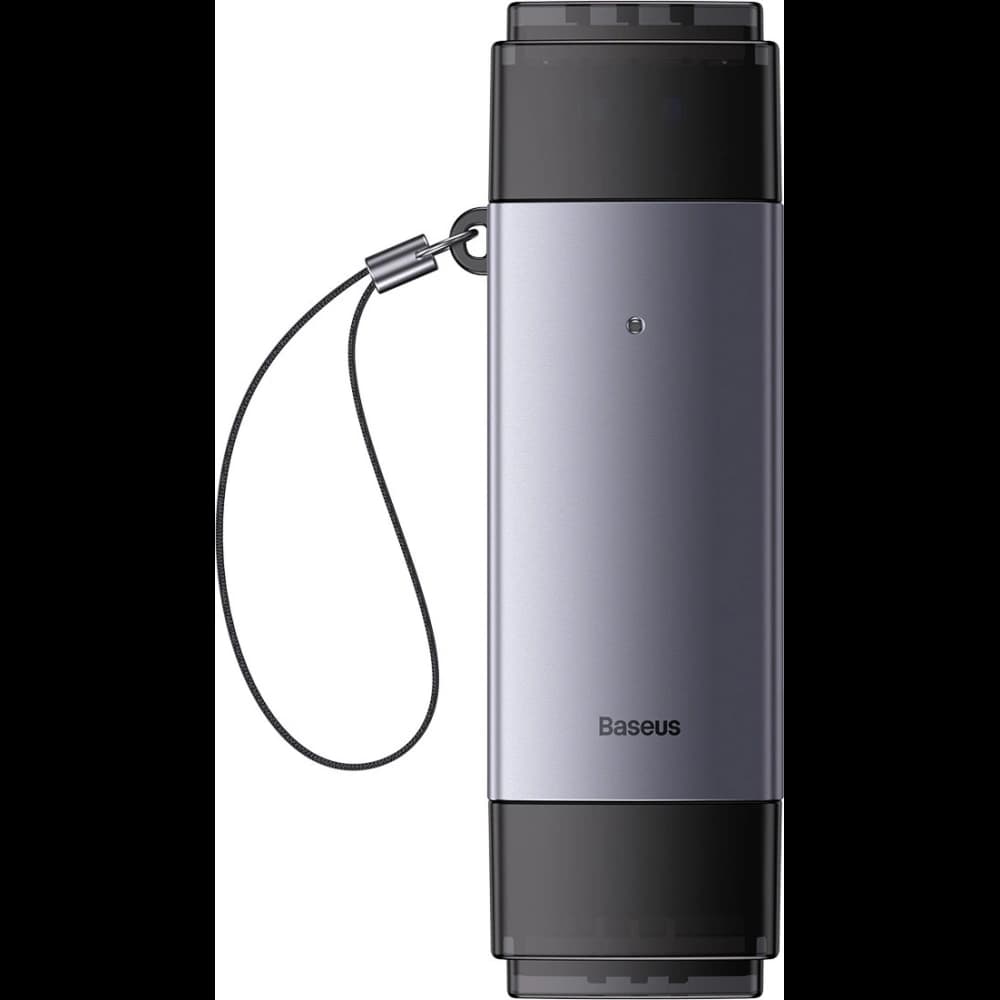 Baseus Lite Series SD/TF Card Reader USB-A & USB-C gray - 1