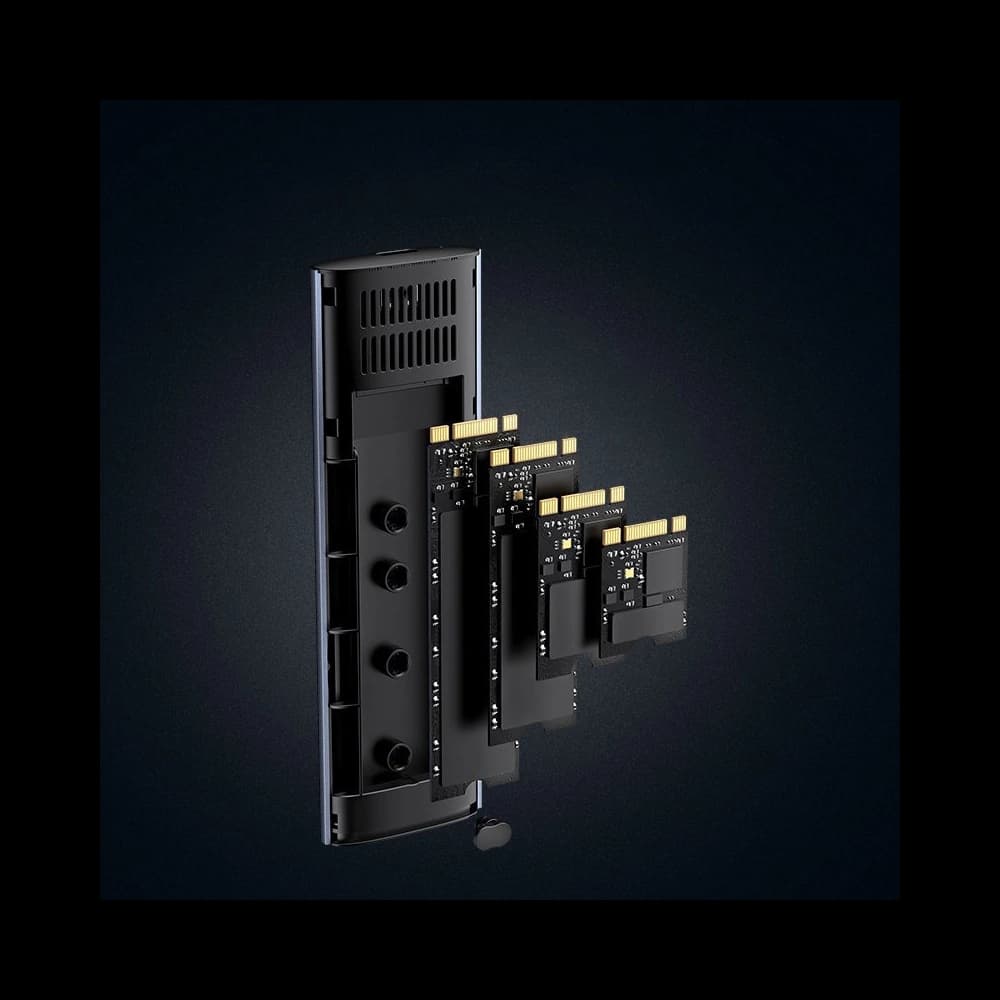 Gehäuse für M.2-Festplatte UGREEN CM400 USB 3.2 Gen 2 (SuperSpeed USB 10 Gbps) + USB-C-Kabel 0,5m grau - 9