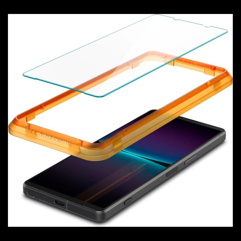 Gehärtetes Glas Spigen GLAS.tR Slim AlignMaster Sony Xperia 1 IV [2 PACK] - 6