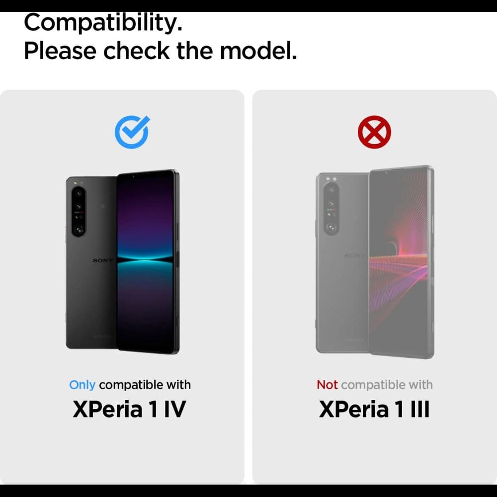 Gehärtetes Glas Spigen GLAS.tR Slim AlignMaster Sony Xperia 1 IV [2 PACK] - 7