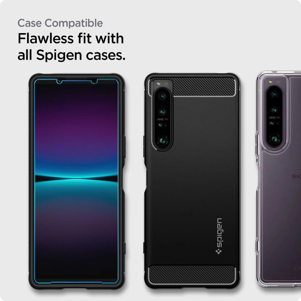 Gehärtetes Glas Spigen GLAS.tR Slim AlignMaster Sony Xperia 1 IV [2 PACK] - 11