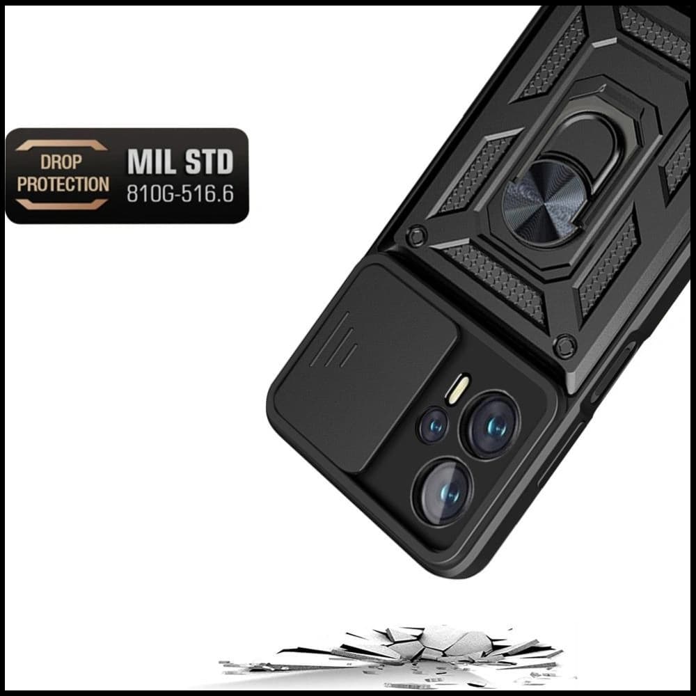 Hülle Tech-Protect CamShield Pro POCO M4 Pro LTE Schwarz - 5