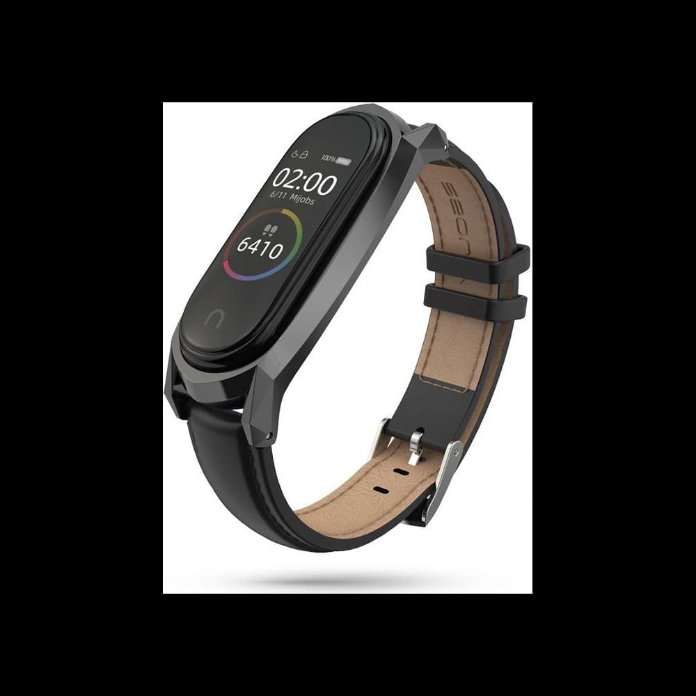 Tech-Protect Herms Armband Xiaomi Mi Band 7 Schwarz - 1