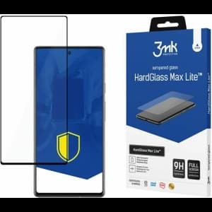Gehärtetes Glas 3MK HardGlass Max Lite für Google Pixel 6a schwarz