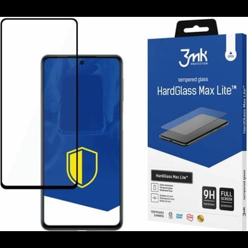 Gehärtetes Glas 3MK HardGlass Max Lite Samsung Galaxy M53 5G schwarz