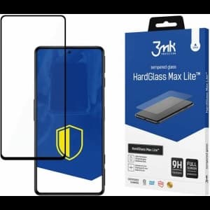 Gehärtetes Glas 3MK HardGlass Max Lite POCO F4 5G schwarz