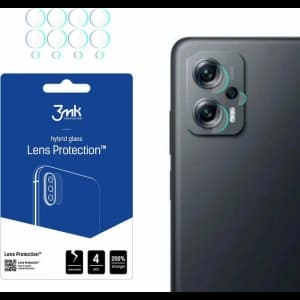 Hybrides Glas für das Kameraobjektiv 3MK Lens Protection POCO X4 GT 5G [4 PACK]