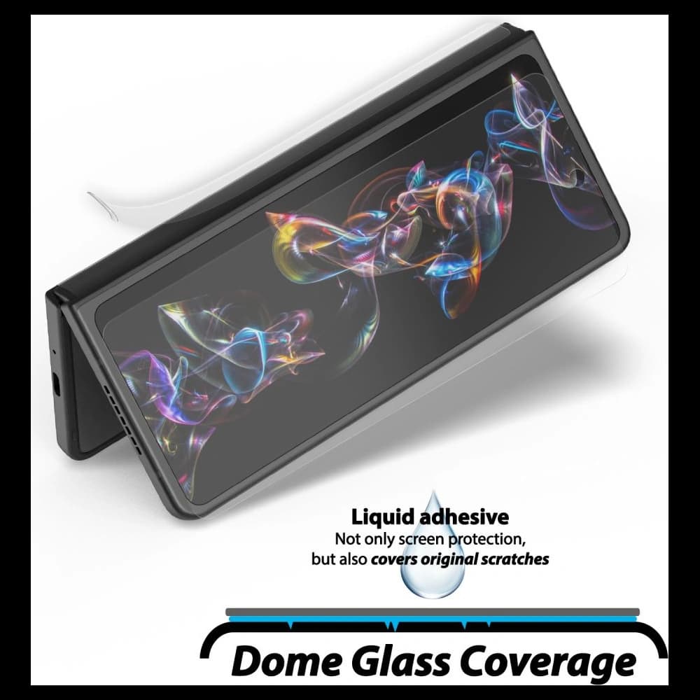 Gehärtetes Glas mit UV-Kleber Whitestone Dome Glass Samsung Galaxy Z Fold 4 [2 PACK] - 2