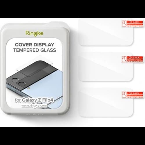 Gehärtetes Glas Ringke ID Glass Samsung Galaxy Z Flip 4 (für kleines Display) [3 PACK]