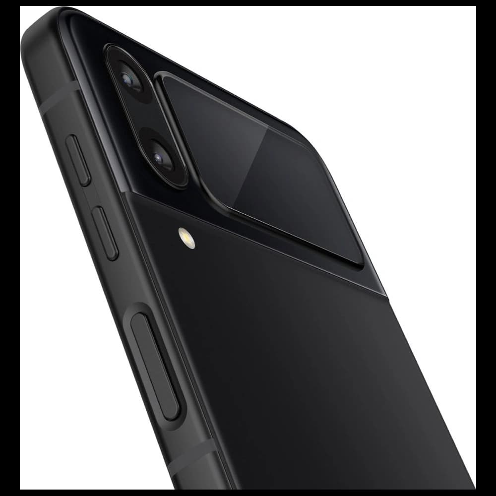 Gehärtetes Glas Spigen GLAS.tR ez Fit + Hinge Film Samsung Galaxy Z Flip 4 Schwarz [2 PACK] - 3