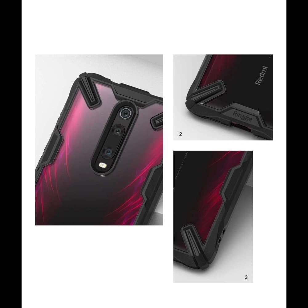 Ringke Fusion-X Xiaomi Mi 9T/Pro & Redmi K20/Pro Black - 2