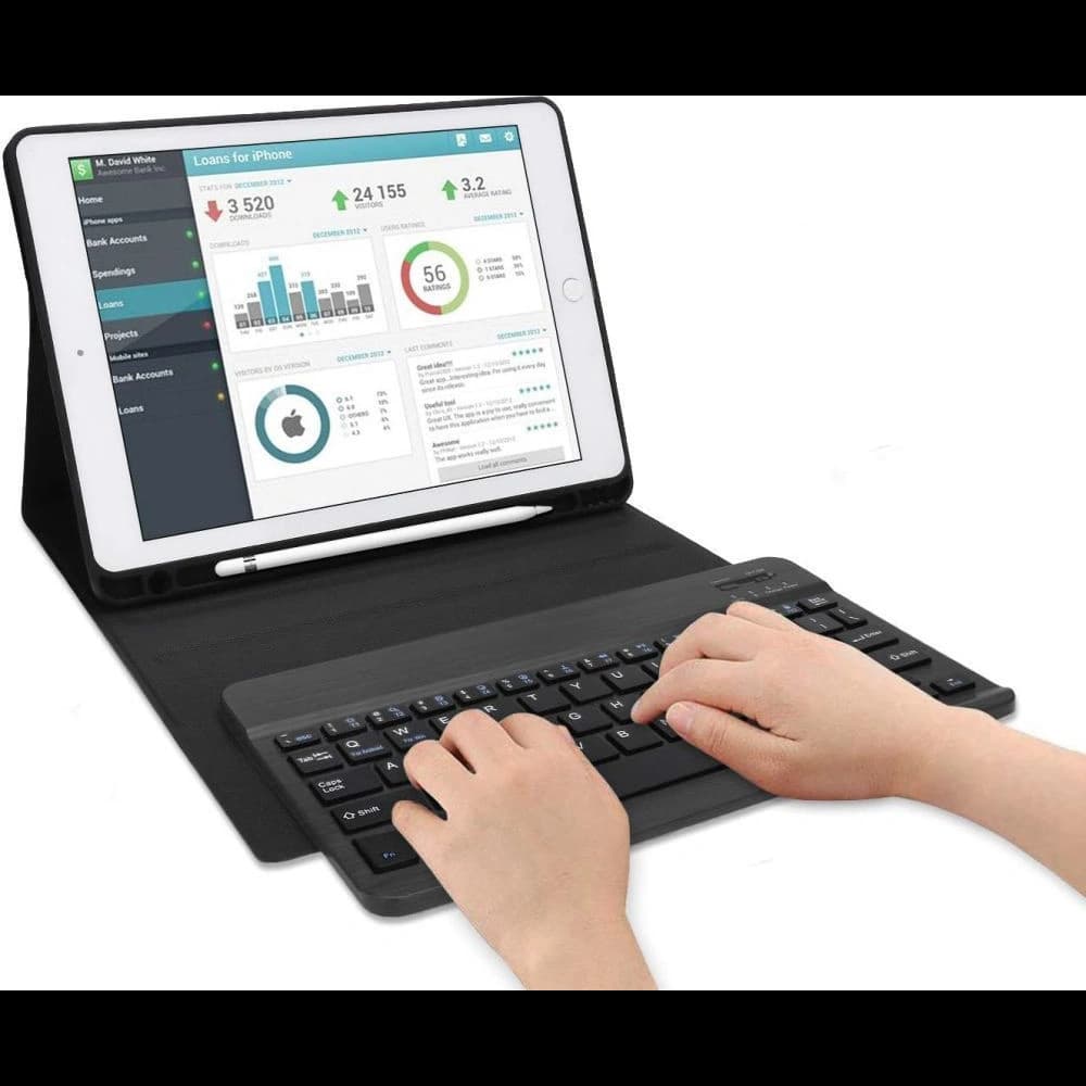 Hülle Tech-Protect Sc Pen + Tastatur Samsung Galaxy Tab S6 Lite 10.4 2022/2020 Schwarz - 3