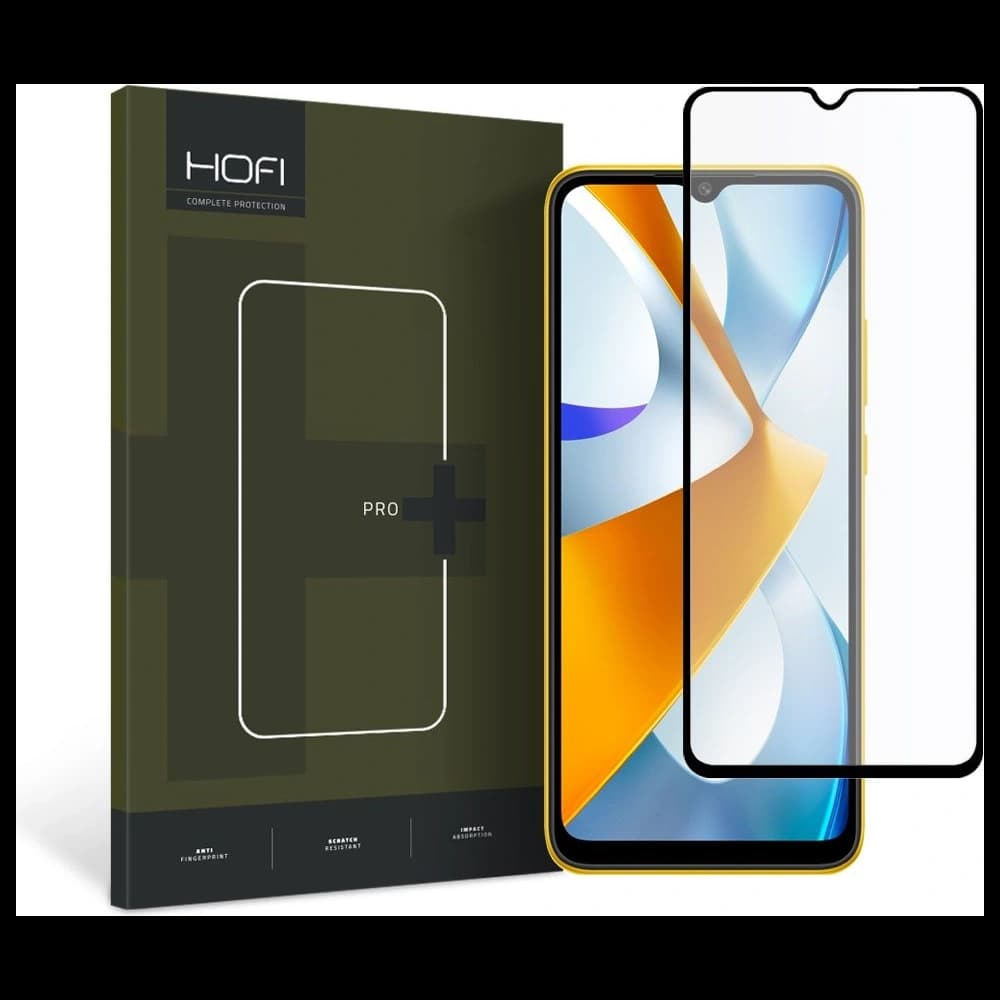 Hofi Glass Pro+ POCO C40 Black - 1