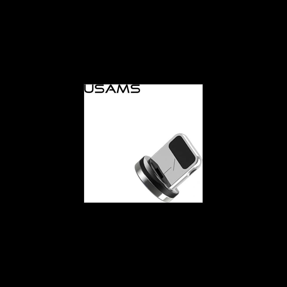 USAMS magnetischer Lightning-Adapter Bulk Silber/Silver SJ157USBTA - 1