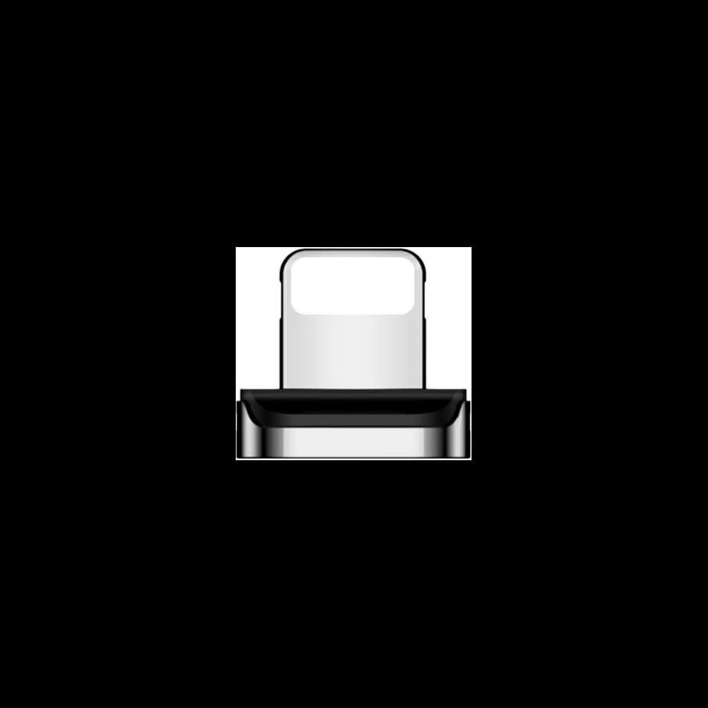 USAMS magnetischer Adapter U28 Lightning Bulk Silber/Silver SJ325LNTA - 1