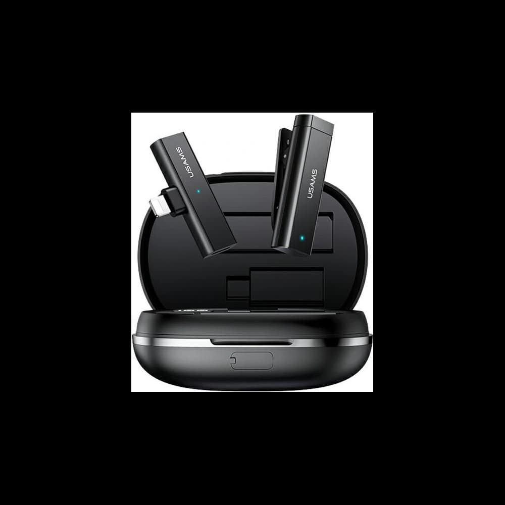 Kabelloses Lavalier-Mikrofon USAMS ENC 2.4G Wireless Lavalier Microphone Lightning ZB244MKF01 - 1