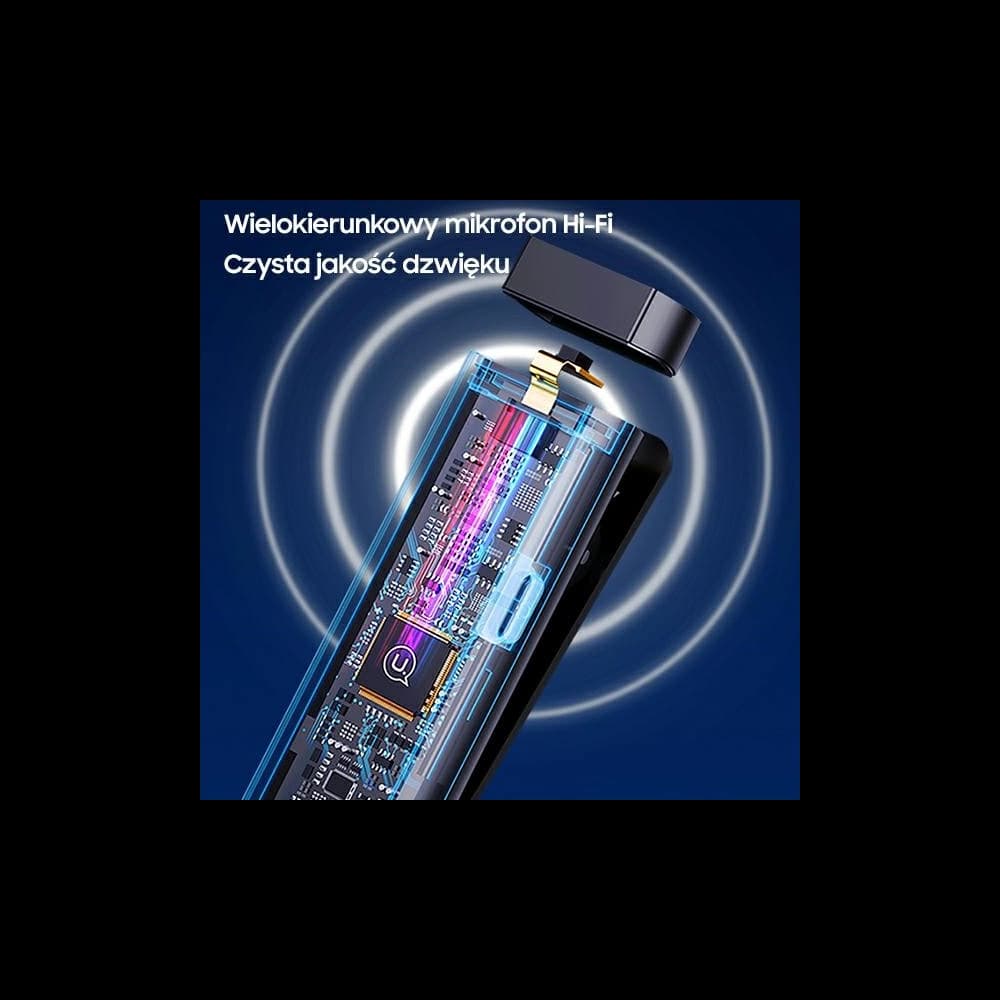 Kabelloses Lavalier-Mikrofon USAMS ENC 2.4G Wireless Lavalier Microphone Lightning ZB244MKF01 - 6