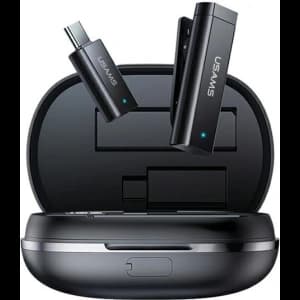 Kabelloses Ansteckmikrofon USAMS ENC 2.4G Wireless Lavalier-Mikrofon USB-C ZB243MKF01